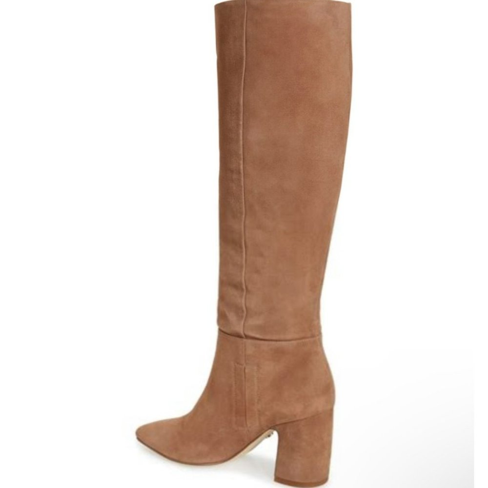 Sam Edelman Hiltin Praline Suede Boots Women’s Size 8.5 - Picture 3 of 10